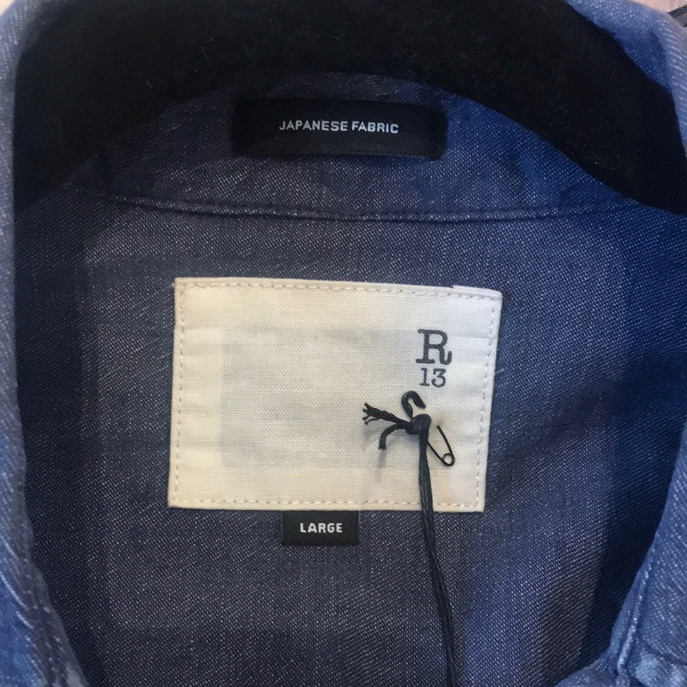 R13 Men’s jeans shirt